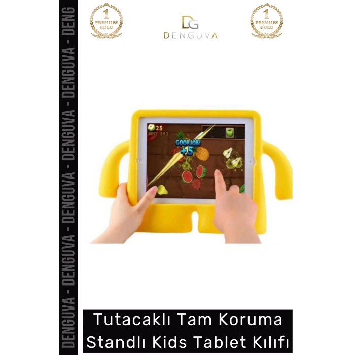 #TabletTutucu Apple iPad 7 8 9 Nesil 10 2 Inç Yumuşak Dokulu Tutacaklı Darbe Tam Koruma Standlı Kids