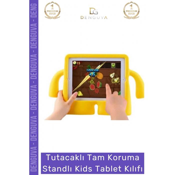 #TabletTutucu Apple iPad 7 8 9 Nesil 10 2 Inç Yumuşak Dokulu Tutacaklı Darbe Tam Koruma Standlı Kids