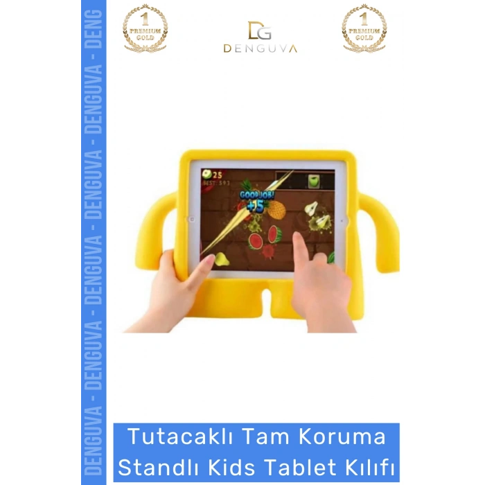 #TabletTutucu Apple iPad 7 8 9 Nesil 10 2 Inç Yumuşak Dokulu Tutacaklı Darbe Tam Koruma Standlı Kids