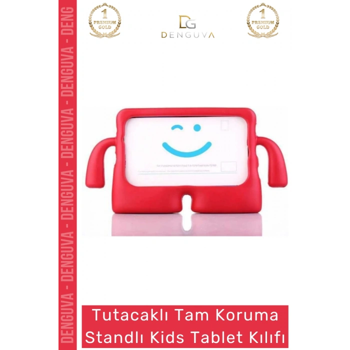 #TabletTutucu Apple iPad 7 8 9 Nesil 10 2 Inç Yumuşak Dokulu Tutacaklı Darbe Tam Koruma Standlı Kids