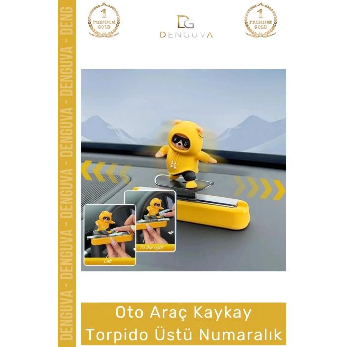 #Numaratör Hareketli Kayan Figür Kaykay Dekoratif Oto Aksesuar Numaratör Torpido Üstü Numaralık