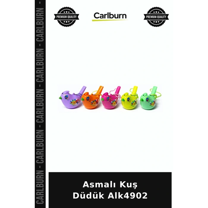 Asmalı Kuş Düdük Renkli Detay Eğlence Aracı Sevimli Figür