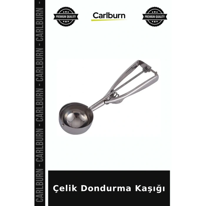 Çelik Dondurma Kaşığı Sofra Ürünü Pratik Mutfak Sunum Aparatı