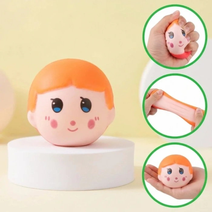 Kırmızı Başlıklı Kız Tasarımlı Squishy - 12li Paket Sevimli Eğlence Figürlü
