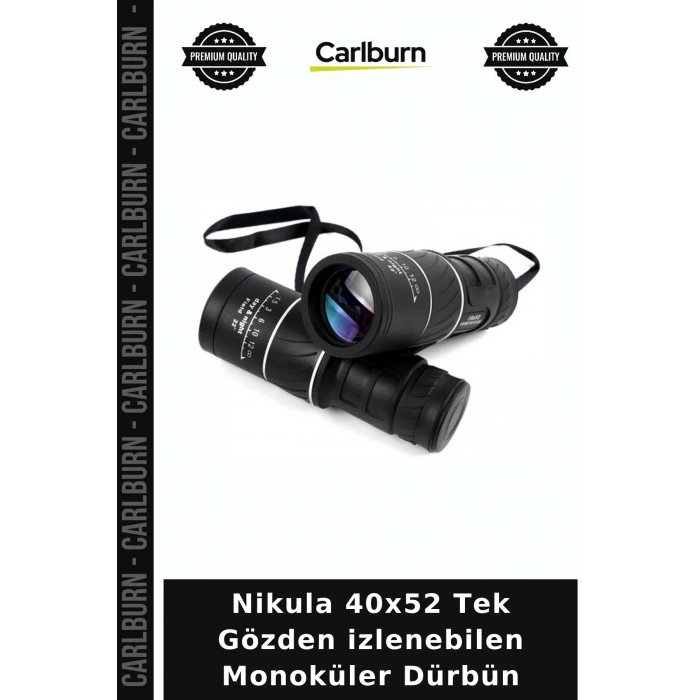 Nikula 40x52 Tek Gözden izlenebilen Monoküler Dürbün Ekipman Avcılık