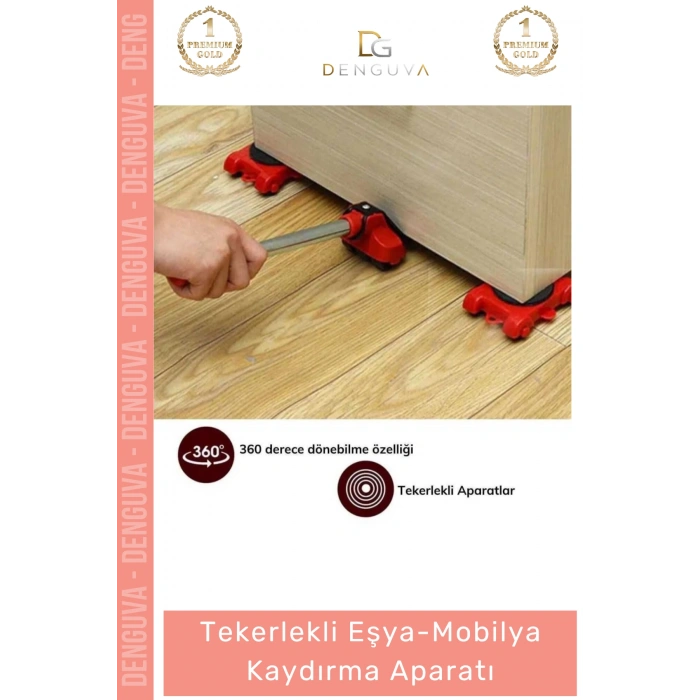 Özel Üretim Abs Plastik Tekerlekli Basit Ağır Beyaz Eşya Mobilya Kaydırma Aleti Aparatı Krikolu Set