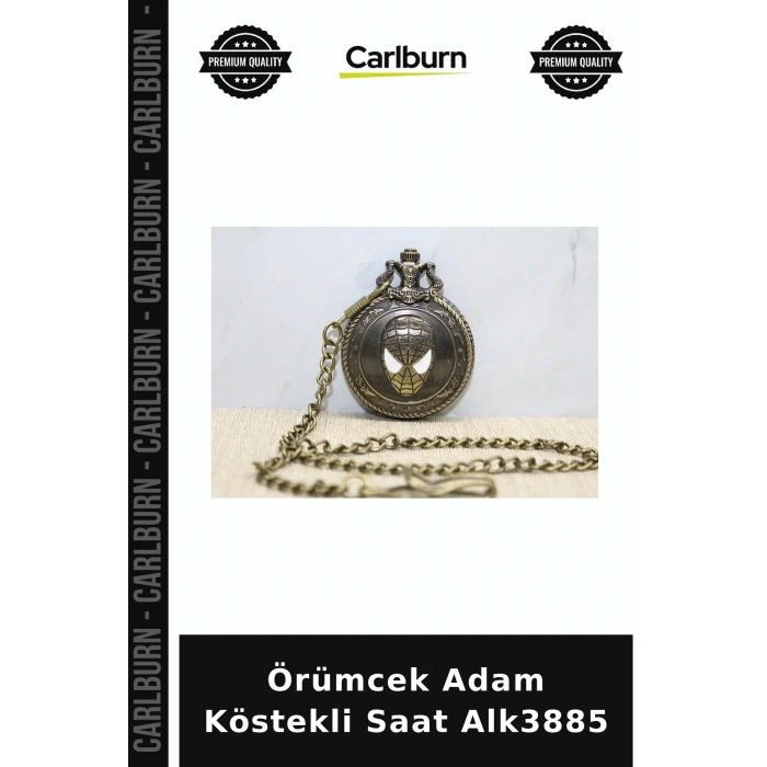 Özel Üretim Aksesuar Hediye Örümcek Adam Köstekli Saat Alk3885