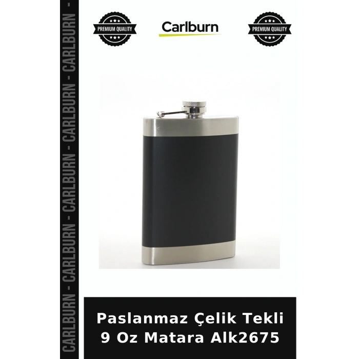 Özel Üretim cepli hediyelik Paslanmaz Çelik Tekli 9 Oz Matara Alk2675