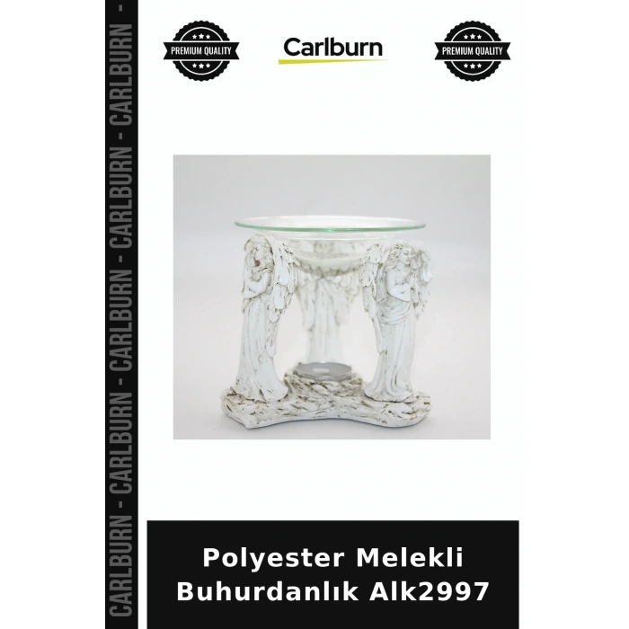 Özel Üretim Dekoratif Aksesuar Ev Hediyesi Polyester Melekli Buhurdanlık Alk2997