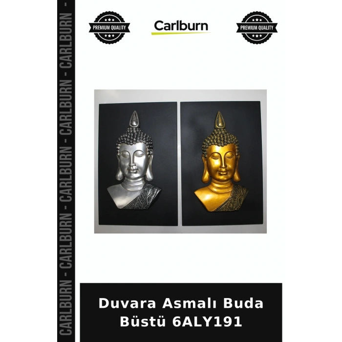 Özel Üretim Dekoratif Duvar Süsü Ev Aksesuarı Figür Duvara Asmalı Buda Büstü 6ALY191