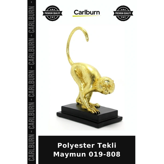 Özel Üretim Dekoratif Figür Ev Aksesuarı Salon Polyester Tekli Maymun 019-808