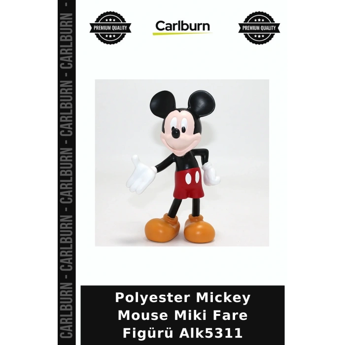 Özel Üretim Dekoratif Figür Masaüstü Hediye Polyester Mickey Mouse Miki Fare Figürü Alk5311