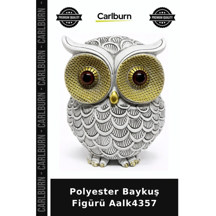 Özel Üretim Dekoratif Hediye Salon Aksesuar Ev Polyester Baykuş Figürü Aalk4357