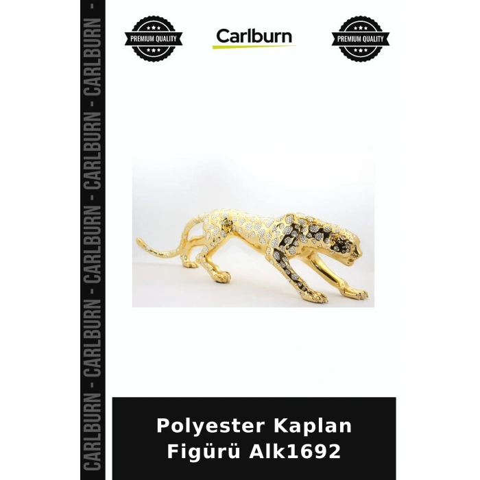 Özel Üretim Dekoratif Hediyelik Modern Ev Aksesuarı Salon Süsü Polyester Kaplan Figürü Alk1692