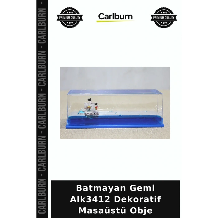 Özel Üretim Dekoratif Masaüstü İlginç Hediye Batmayan Gemi Alk3412