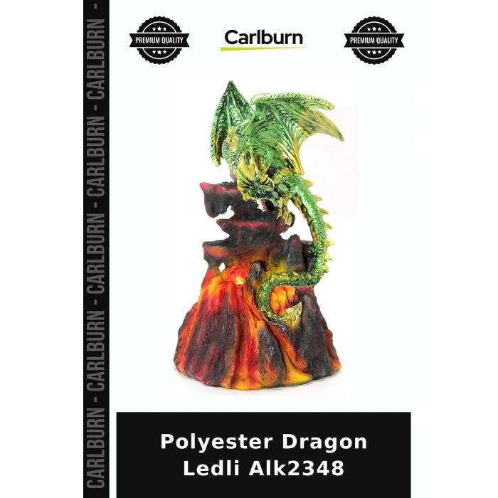 Özel Üretim Ejderha Dekoratif Figür Aydınlatma Polyester Dragon Ledli Alk2348