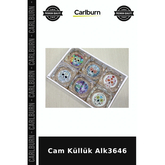 Özel Üretim Ev Aksesuar Masaüstü Cam Küllük Alk3646