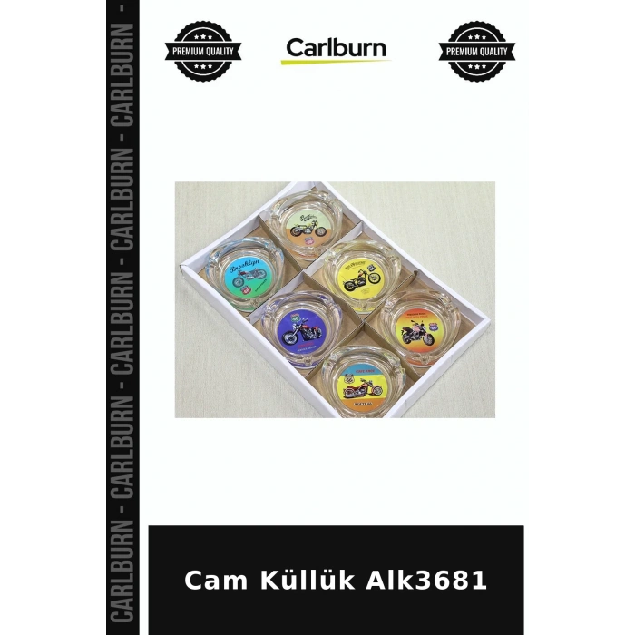Özel Üretim Ev Ofis Aksesuar Şık Modern Cam Küllük Alk3681