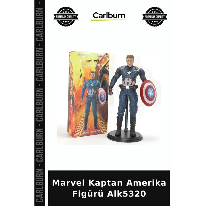Özel Üretim Figür Hediye Süper Kahraman Marvel Kaptan Amerika Figürü Alk5320