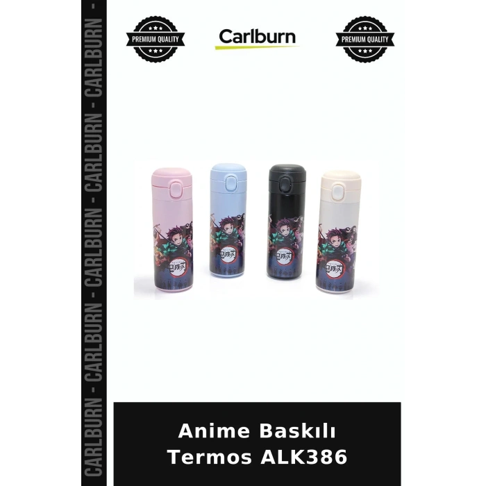 Özel Üretim Hediyelik Kişisel İçecek Anime Baskılı Termos ALK386