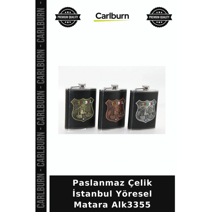 Özel Üretim Hediyelik Paslanmaz Çelik İstanbul Yöresel Matara Alk3355