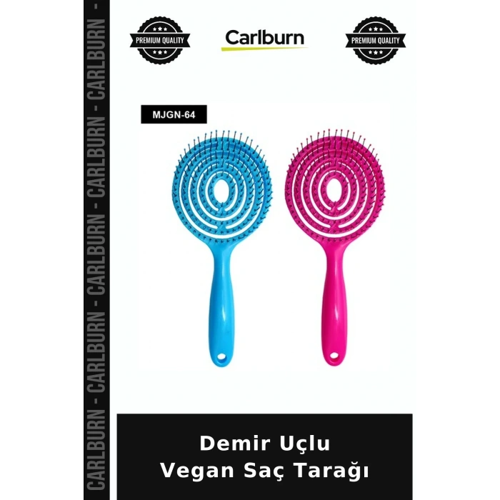 Özel Üretim Kişisel Bakım Demir Uçlu Vegan Saç Tarağı
