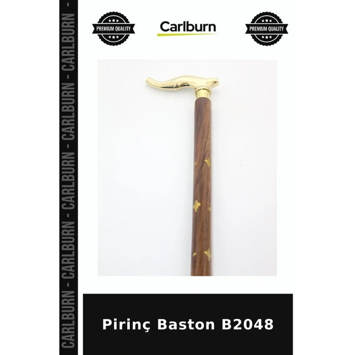 Özel Üretim Klasik Aksesuar Hediyelik Pirinç Baston B2048