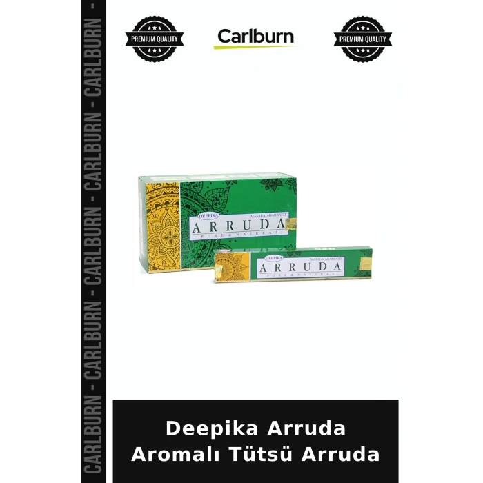 Özel Üretim Koku Meditasyon Rahatlatıcı Deepika Arruda Aromalı Tütsü Arruda