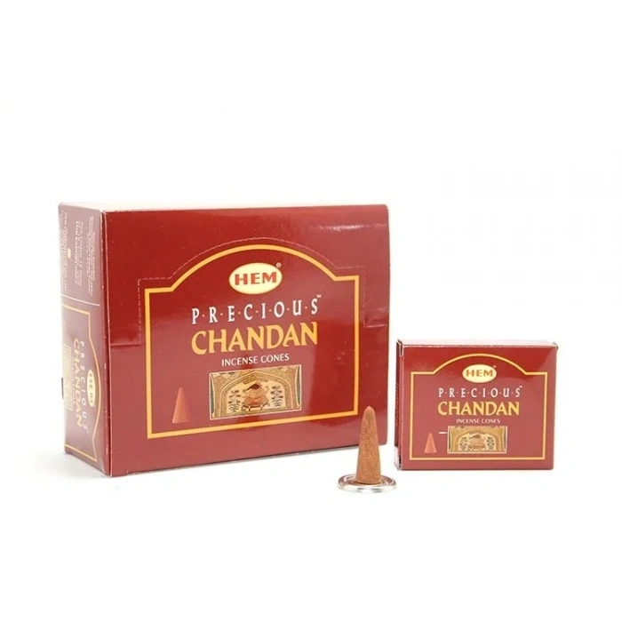 Özel Üretim Koku Precious Chandan Aromalı Konik Tütsü