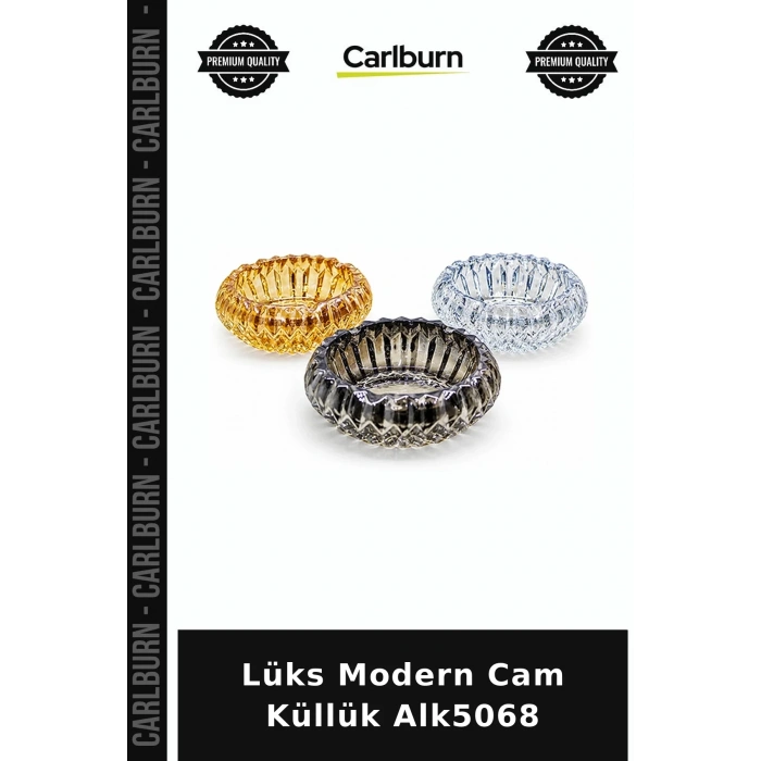 Özel Üretim Lüks Modern Cam Küllük Alk5068