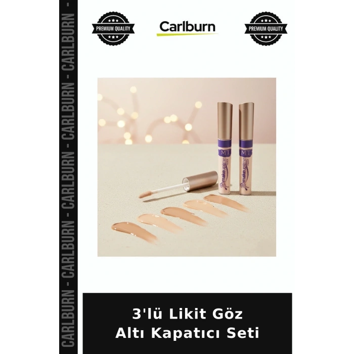Özel Üretim Makyaj Set 3lü Likit Göz Altı Kapatıcı Seti