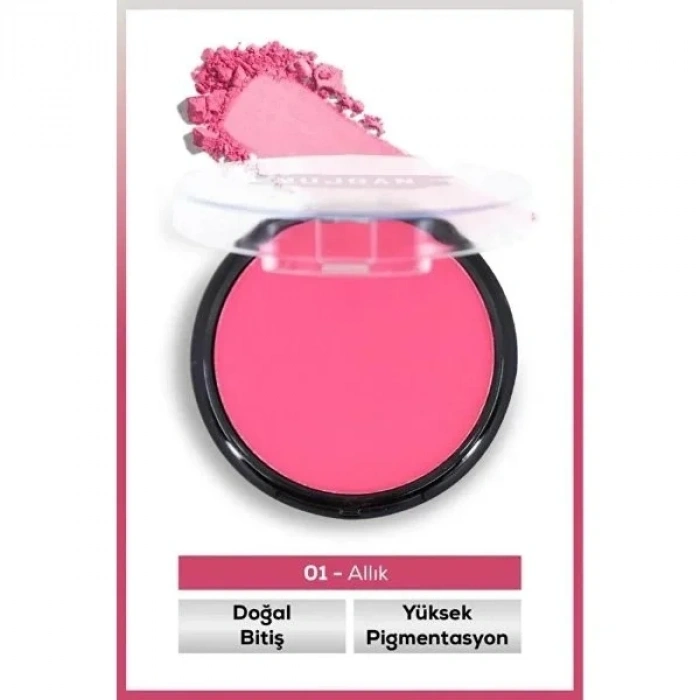 Özel Üretim Makyaj Yanak Kozmetik 3lü Matte Powder Allık Seti