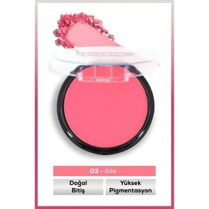 Özel Üretim Makyaj Yanak Kozmetik 3lü Matte Powder Allık Seti