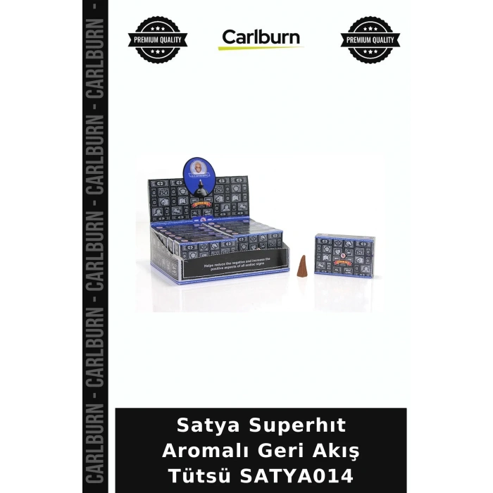 Özel Üretim Meditasyon Koku Satya Superhıt Aromalı Geri Akış Tütsü SATYA014