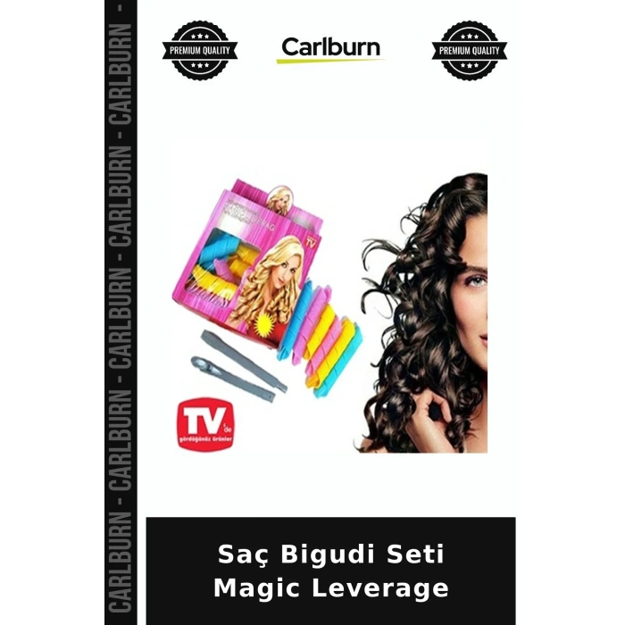 Özel Üretim Mucize Bukle Şekillendirici Hacimli Pratik Kolay Saç Bigudi Seti Magic Leverage