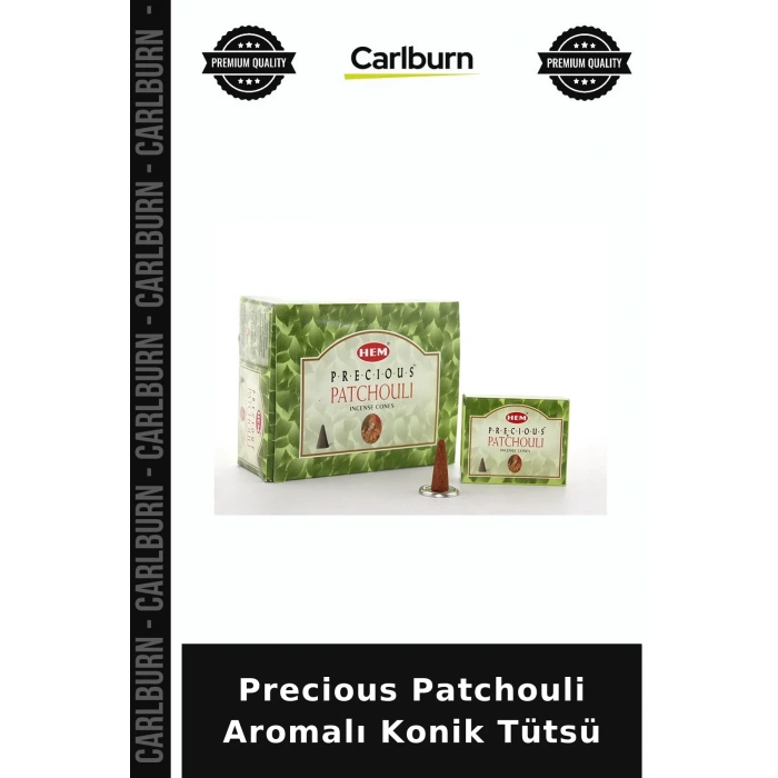 Özel Üretim Paçuli Koku Rahatlatıcı Precious Patchouli Aromalı Konik Tütsü