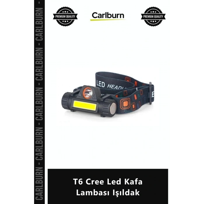 Özel Üretim Şarj Edilebilir Kamp Av T6 Cree Led Kafa Lambası Işıldak