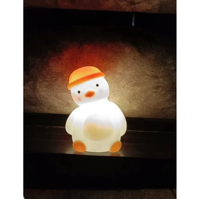 Özel Üretim Yılbaşı LED Süs Dekoratif Işıklı Kardan Adam Figürü