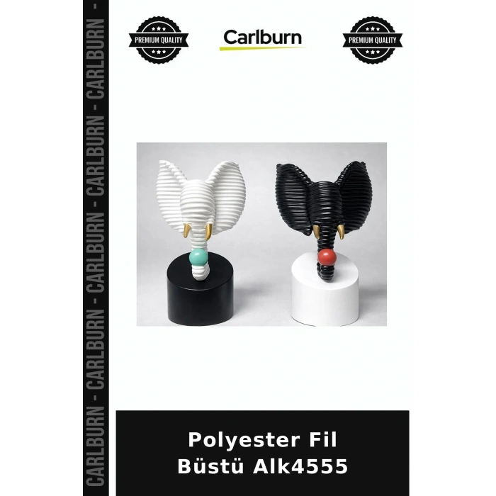 Polyester Fil Büstü Dekoratif Obje Masaüstü Aksesuarı Hediyelik Eşya