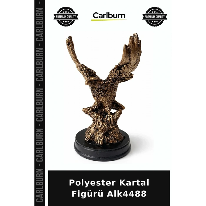 Polyester Kartal Figürü Masa Süsü Stil Sahibi Raf Objesi