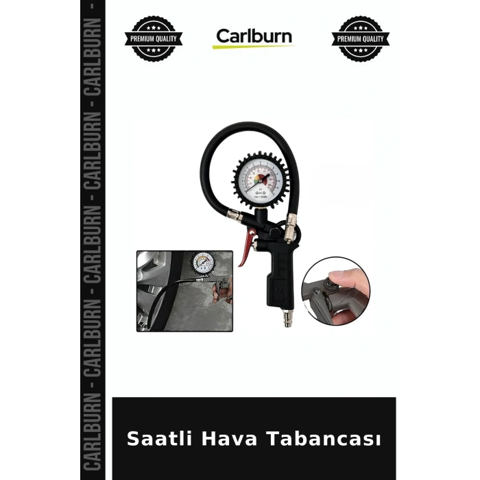 Saatli Hava Tabancası Servis Aleti Basınç Pompası Lastik Tamiri