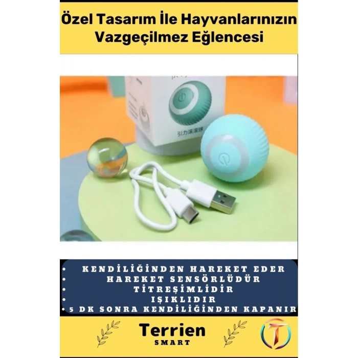 Smart Seri Akıllı İnteraktif Şarjlı Titreşimli Işıklı Hareketli Özel Üretim Evcil Hayvan Oyuncağı