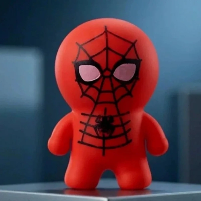Spider-Man Squishy - 12li Paket - Yumuşak Oyuncak Neşeli Stres Popüler