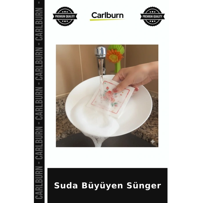 Suda Büyüyen Sünger Kolay Saklama Esnek Yapı Araba Temizliği