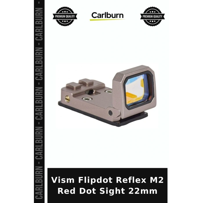 Vism Flipdot Reflex M2 Red Dot Sight 22mm Hızlı Hedefleme Silah Nişangahı