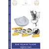 #KediKlozeti Özel Üretim Ekonomik Çevre Dostu Klozet Uyumlu Catnip Katkılı Kedi Hijyenik Tuvalet Eğitim Seti