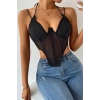 Özel Üretim Gece Seksi Günlük Zarif Şık Rahat Fantezi Balenli İnce Askılı Kadın Body