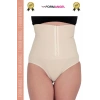 #Korse Vücut Şekillendiren Toparlayıcı Kaymaz Agraflı Yüksek Bel Slip Kadın Külot Korse - 3 Adet