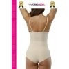 #Korse İz Göstermeyen Lazer Kesim Toparlayıcı Şekillendirici Kaymaz Göğüs Altı Body Korse - 4 Adet