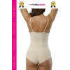 #Korse İz Göstermeyen Lazer Kesim Toparlayıcı Şekillendirici Kaymaz Göğüs Altı Body Korse - 2 Adet